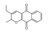 3-ethyl-2-methyl-2H-benzo[g]chromene-5,10-dione Structure