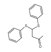 4,4-diphenylsulfenyl-2-butanone Structure