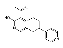 4-acetyl-1-methyl-7-pyridin-4-yl-5,6,7,8-tetrahydro-2H-isoquinolin-3-one Structure
