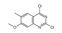 2,4-Dichloro-7-methoxy-6-methylquinazoline Structure