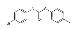 S-p-methylphenyl N-p-bromophenylthiocarbamate结构式