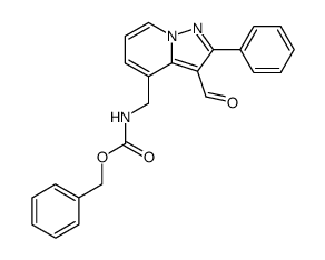 4--2-phenylpyrazolo<1,5-a>pyridine-3-carbaldehyde结构式