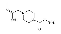 2-[4-(2-aminoacetyl)piperazin-1-yl]-N-methylacetamide结构式