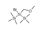 2-bromo-2-(methoxymethyl)-1,1,1,3,3,3-hexamethyltrisilane Structure