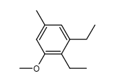 2,3-diethyl-5-methylanisole结构式