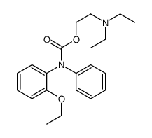 (o-Ethoxyphenyl)phenylcarbamic acid 2-(diethylamino)ethyl ester结构式