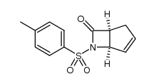 (1S,5R)-6-tosyl-6-azabicyclo[3.2.0]hept-3-en-7-one结构式