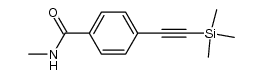 N-Methyl-4-trimethylsilanylethynyl-benzamide Structure