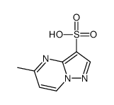5-methylpyrazolo[1,5-a]pyrimidine-3-sulfonic acid结构式