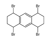 1,4,5,8-tetrabromo-1,2,3,4,5,6,7,8-octahydroanthracene Structure