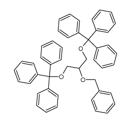 2-O-benzyl-1,3-di-O-tritylglycerol结构式