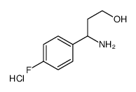 3-AMINO-3-(4-FLUORO-PHENYL)-PROPAN-1-OL HYDROCHLORIDE picture