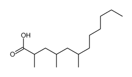 2,4,6-trimethyldodecanoic acid Structure