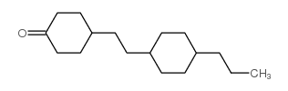 4-[2-(反-4-丙基环己基)乙基]环己酮结构式