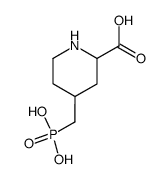 cis-4-(phosphonomethyl)-2-piperidine carboxylic acid结构式