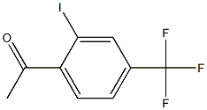 1-(2-Iodo-4-trifluoromethyl-phenyl)-ethanone结构式