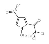 1-甲基-4-硝基-2-(三氯乙酰)-1H-吡咯结构式
