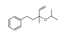 (3-isopropoxy-3-methylpent-4-enyl)benzene Structure