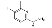 (5-fluoro-6-methylpyridin-2-yl)hydrazine结构式