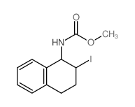 Carbamic acid,N-[(1R,2R)-1,2,3,4-tetrahydro-2-iodo-1-naphthalenyl]-, methyl ester, rel- picture