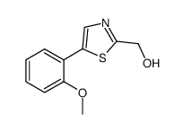 [5-(2-Methoxy-phenyl)-thiazol-2-yl]-methanol Structure