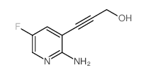 3-(2-Amino-5-fluoropyridin-3-yl)prop-2-yn-1-ol Structure