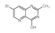7-溴-2-甲基吡啶并[3,2-d]嘧啶-4-醇结构式