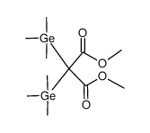 dimethyl 2,2-bis(trimethylgermyl)malonate Structure