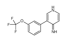 3-(3-(trifluoromethoxy)phenyl)pyridin-4-amine结构式