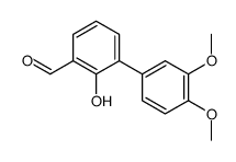 3-(3,4-dimethoxyphenyl)-2-hydroxybenzaldehyde结构式