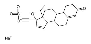 Gestodene Sulfate Sodium Salt Structure