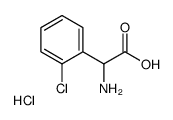 AMINO-(2-CHLORO-PHENYL)-ACETIC ACID HCL结构式