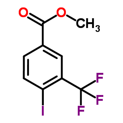 4-Iodo-3-trifluoromethyl-benzoic acid methyl ester结构式