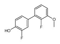 2-fluoro-4-(2-fluoro-3-methoxyphenyl)phenol结构式
