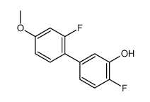 2-fluoro-5-(2-fluoro-4-methoxyphenyl)phenol结构式