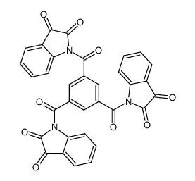 1,3,5-tris(2,3-dioxoindoline-1-carbonyl)benzene Structure