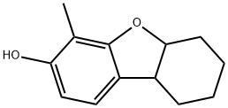 3-Dibenzofuranol, 5a,6,7,8,9,9a-hexahydro-4-Methyl- Structure