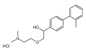 alpha-((2-(Dimethylamino)ethoxy)methyl)-2'-methyl-(1,1'-biphenyl)-4-methanol hydrochloride结构式
