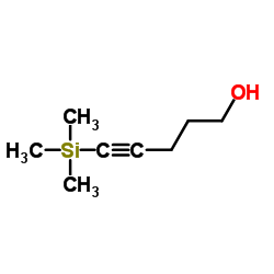 5-(Trimethylsilyl)-4-pentyn-1-ol structure