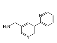 [5-(6-methylpyridin-2-yl)pyridin-3-yl]methanamine Structure