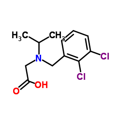 N-(2,3-Dichlorobenzyl)-N-isopropylglycine Structure