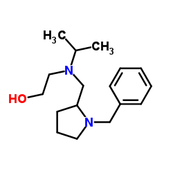 2-{[(1-Benzyl-2-pyrrolidinyl)methyl](isopropyl)amino}ethanol结构式