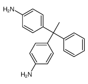 4-[1-(4-aminophenyl)-1-phenylethyl]aniline Structure