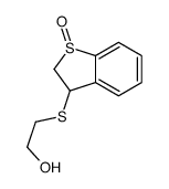 2-[(1-oxo-2,3-dihydro-1-benzothiophen-3-yl)sulfanyl]ethanol Structure