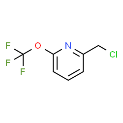 2-(Chloromethyl)-6-(trifluoromethoxy)pyridine structure