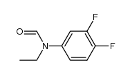 N-(3,4-Difluorphenyl)-N-ethyl-formamid Structure