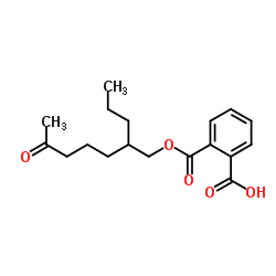 2-{[(6-Oxo-2-propylheptyl)oxy]carbonyl}benzoic acid结构式