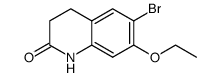 6-Bromo-7-ethoxy-1,2,3,4-tetrahydroquinolin-2-one结构式