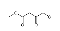 Pentanoic acid,4-chloro-3-oxo-,methyl ester结构式