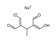 2,4-dihydroxymethylene-3-methylglutaraldehyde Na salt Structure